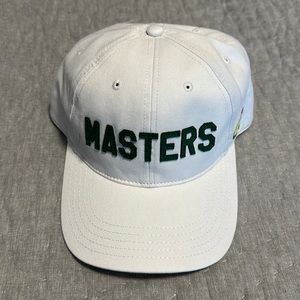 White Masters Hat